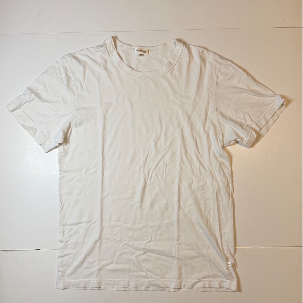 Madhappy White Basic Tee Short Sleeve T-Shirt Size Medium